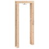 vidaXL Outdoor-Dusche 226 cm Massivholz Kiefer und Edelstahl Natur