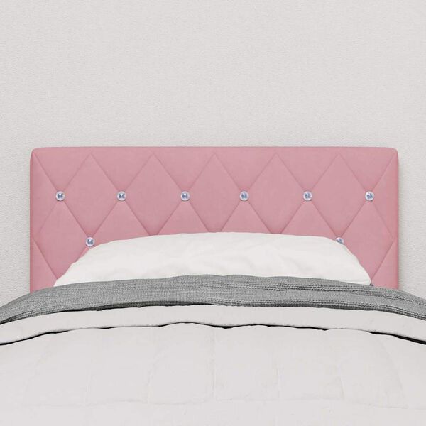 vidaXL Kopfteil Rosa 80 cm Samt