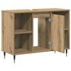 vidaXL Badezimmerschrank Artisan-Eiche 80 x 33 x 60 cm Holzwerkstoff