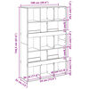 vidaXL Raumteiler Wei&szlig; 100x33x156,5 cm Holzwerkstoff