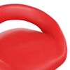 vidaXL Esszimmerst&uuml;hle 4 Stk. Drehbar Rot Kunstleder