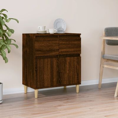 vidaXL Sideboard Braun Eichen-Optik 60x35x70 cm Holzwerkstoff