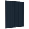 vidaXL Dachpaneele 12 Stk. Verzinkter Stahl Anthrazit 60x45 cm