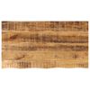 vidaXL Tischplatte 110x60x2,5 cm Baumkante Massivholz Raues Mangoholz