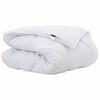 vidaXL Winterbettdecke 220 x 140 x 5 cm Winter Polyester Wei&szlig;