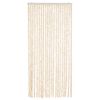 vidaXL Fliegenvorhang Beige und Wei&szlig; 90x200 cm Chenille