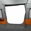vidaXL Tunnelzelt 4 Personen Grau und Orange Wasserdicht