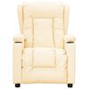 vidaXL Relaxsessel Creme Kunstleder