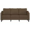vidaXL 3-Sitzer-Sofa Braun 180 cm Stoff