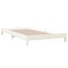 vidaXL Stapelbett Wei&szlig; 80x200 cm Massivholz Kiefer