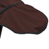 vidaXL Pferdedecke Volles Dunkelbraun 95 cm Polarfleece