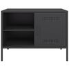 vidaXL TV-Schr&auml;nke 2 Stk. Schwarz 68x39x50,5 cm Stahl