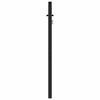 vidaXL Gartentor Abschlie&szlig;bar Schwarz 100x120 cm Aluminium