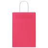 vidaXL Papiertragetaschen 250 Stk. mit Henkeln Rosa 21x11x31 cm