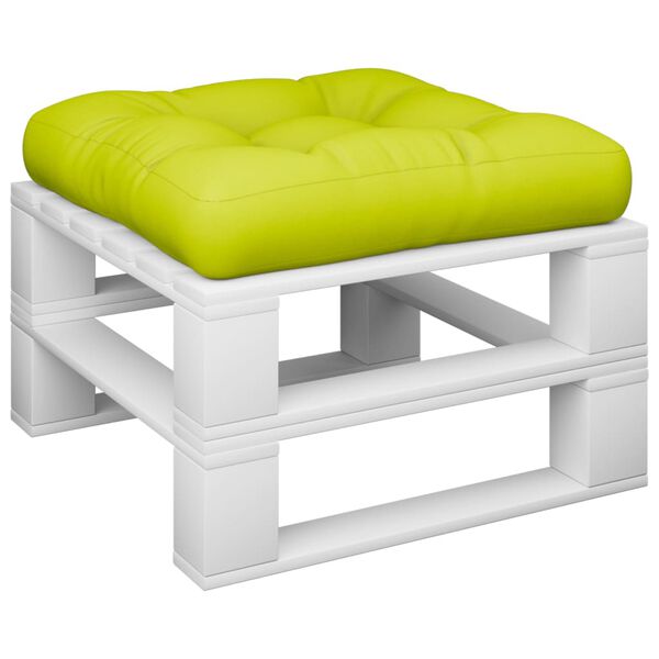 vidaXL Palettenkissen Knallgr&uuml;n 60x60x12 cm Stoff