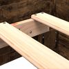 vidaXL Bettgestell ohne Matratze R&auml;uchereiche 90x200 cm Holzwerkstoff
