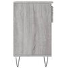 vidaXL Schuhregal Grau Sonoma 102x36x60 cm Holzwerkstoff