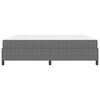 vidaXL Bettrahmen mit Matratze Hellgrau 200 x 200 cm Stoff