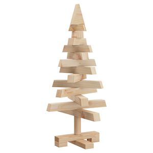 vidaXL Weihnachtsb&auml;ume KOTKA 60 cm Massivholz Kiefer Natur