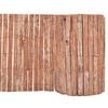 vidaXL Gartenzaun Rinde 1000&times;50 cm