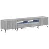 vidaXL LED-TV-Schrank BREDA 3 stk. Sonoma-Grau Holzwerkstoff