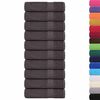 vidaXL Duscht&uuml;cher FROGN 25 Stk. Anthrazit 70x140 cm 360 g/m&sup2;
