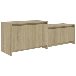 vidaXL TV-Schrank Sonoma-Eiche 146,5x35x50 cm Holzwerkstoff