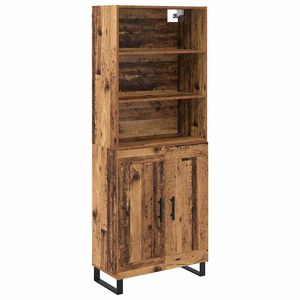 vidaXL Highboard 2 stk. Altholz 69,5 x 34 x 180 cm