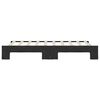 vidaXL Tagesbett Ausziehbar Schwarz 90x190 cm Stoff