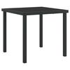 vidaXL Garten Essgruppe 5 pcs Schwarz Pulverbeschichteter Stahl