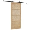 vidaXL Schiebet&uuml;r ORKDAL 86 x 198,5 cm Massives Kiefernholz Natur