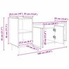 vidaXL TV-Schr&auml;nk Altholz 100 x 35 x 55 cm Holzwerkstoff