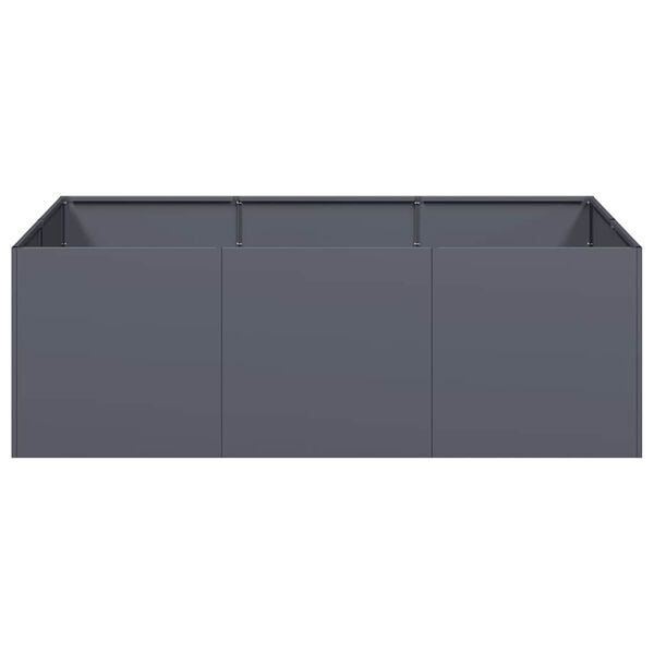 vidaXL Pflanzk&uuml;bel Anthrazit 120x80x40 cm Stahl