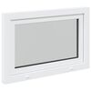 vidaXL Kellerfenster "RISOR" 90x70 cm Drehkipp DIN Links Wei&szlig;