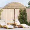 vidaXL Garten-Sonnenschirm Natur 205 x 205 x 210 cm