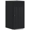 vidaXL Badezimmer-Wandschrank ALKMAAR Schwarz 30 x 31 x 59 cm