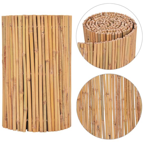vidaXL Gartenzaun Bambus 500 x 50 cm