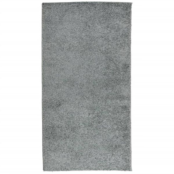 vidaXL Teppich Shaggy Hochflor Modern Gr&uuml;n 80x150 cm