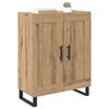 vidaXL Sideboard Artisan-Eiche 69,5 x 34 x 90 cm Verbundholz und Eisen