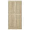 vidaXL Kleiderschrank Sonoma-Eiche 82,5x51,5x180 cm Holzwerkstoff