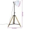 vidaXL Stehleuchte 25 W Weiß 75x75x90-150 cm E27