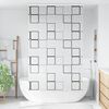 vidaXL Duschrollo mit Kassette 120x240 cm Stoffbreite 116 cm