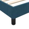 vidaXL Bettgestell ohne Matratze Dunkelblau 120x210 cm Samt
