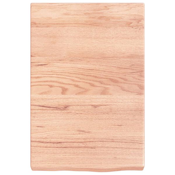 vidaXL Wandregal Hellbraun 40x60x(2-6) cm Massivholz Eiche Behandelt