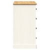 vidaXL Sideboard mit Schubladen VIGO 113x40x75 cm Massivholz Kiefer