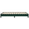 vidaXL Bettgestell ohne Matratze Dunkelgr&uuml;n 120x190 cm Samt