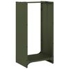 vidaXL Brennholzregal Olivgr&uuml;n 40x30x80 cm Kaltgewalzter Stahl
