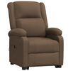 vidaXL Aufstehsessel Braun Stoff