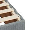 vidaXL Boxspringbett mit Matratze Hellgrau 160x200 cm Stoff