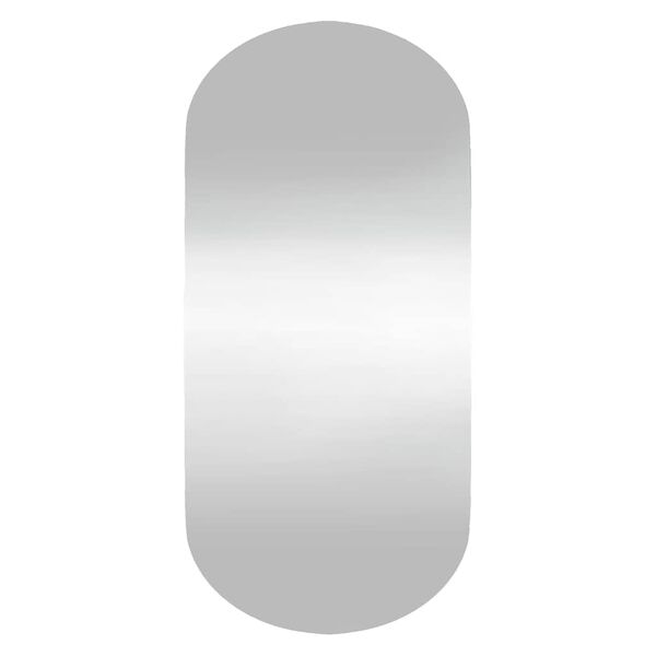 vidaXL Wandspiegel 45x100 cm Glas Oval